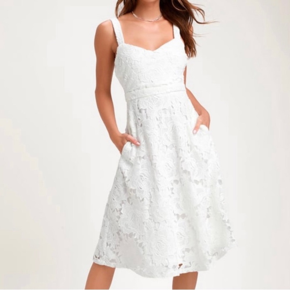 Lulu’s Divine Beauty White Dress